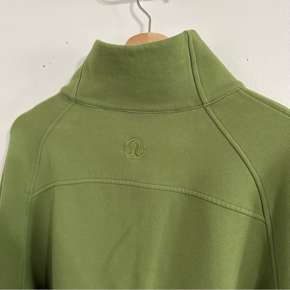 lululemon Scuba Oversized Funnel Neck Half Zip (Green Foliage) - Picture 5 of 5